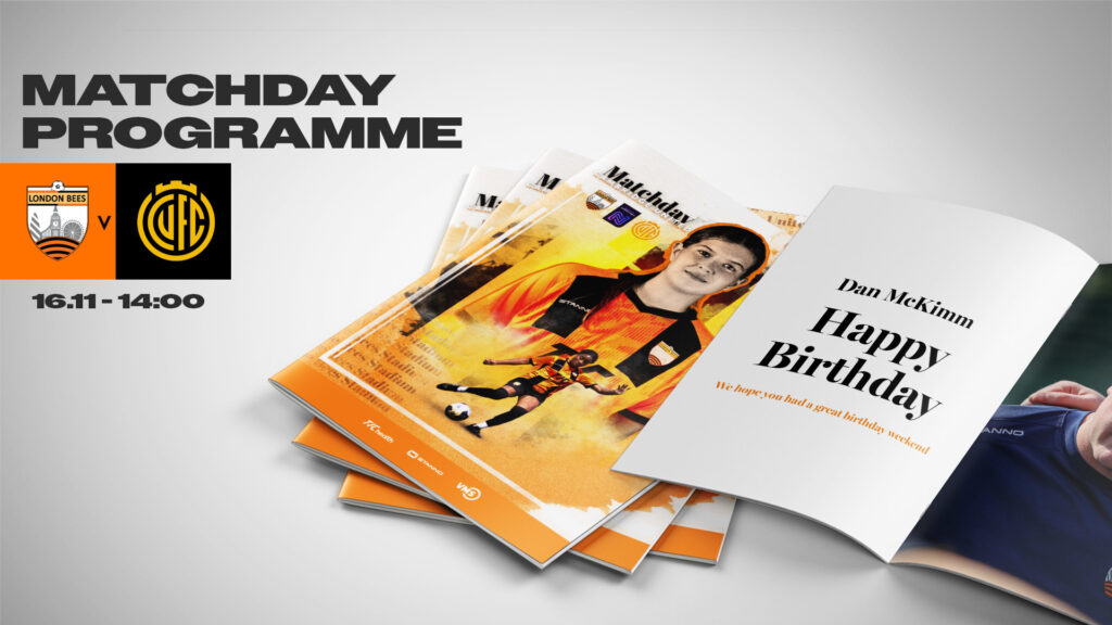 MATCHDAY PROGRAMME | LONODN BEES VS CAMBRIDGE UNITED