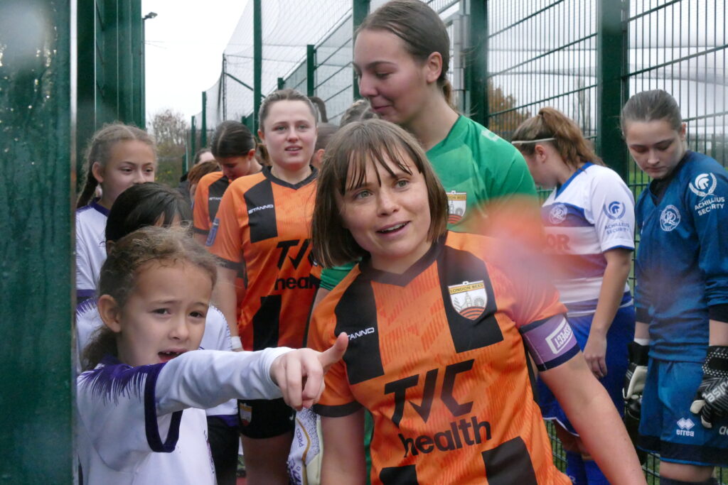 WHETSTONE WILDCATS WALKOUT WITH THE LONDON BEES