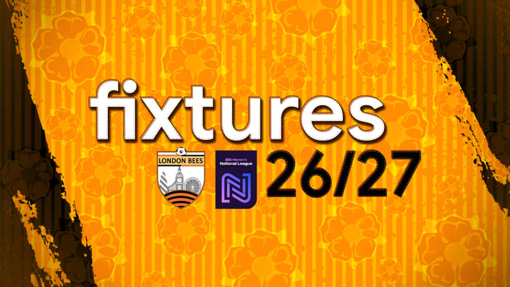 2026/27 FIXTURES CONFIRMED